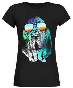 Bloodhound Neon Dog Shirt FD1N