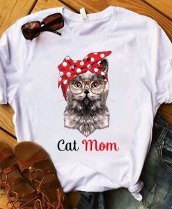 Cat Mom T- Shirt N22HN