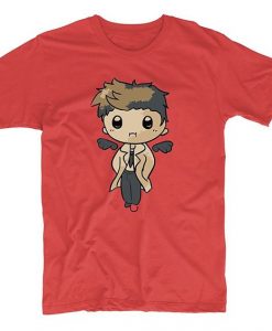 Chibi Castiel Supernatural Tshirt N19EL