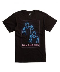 Dan And Phil Neon T-Shirt FD1N