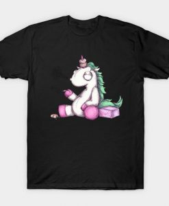 Doughnut unicorn T Shirt N7SR