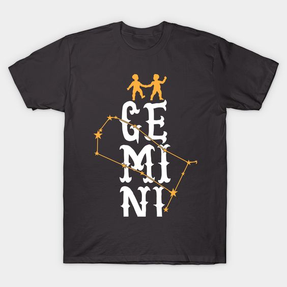 Gemini Star Sign Zodiac Tshirt EL4N
