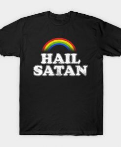 Hail Satan Funny T-shirt FD6N