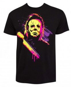 Halloween Michael Myers Neon Tshirt FD1N