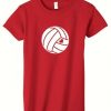 Heart Love Volleyball T-Shirt AR21N
