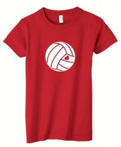 Heart Love Volleyball T-Shirt AR21N