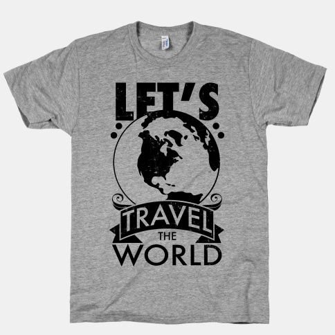 Lets Travel The World Tshirt N13EL