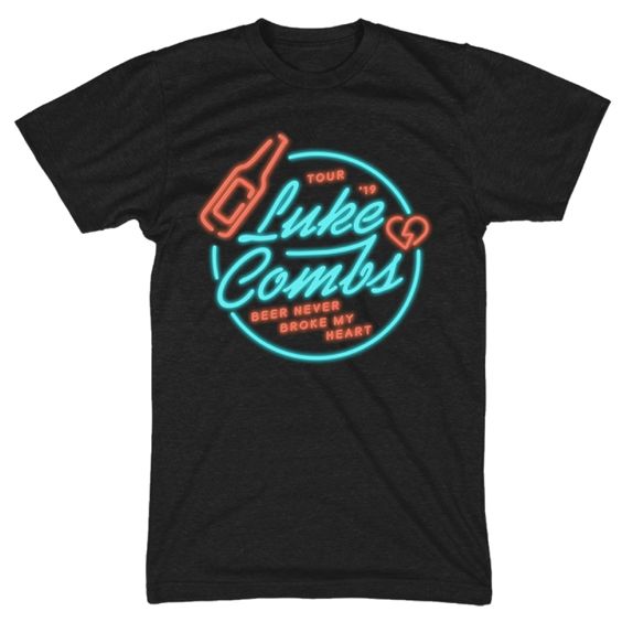 Luke Combs Neon Tshirt FD1N