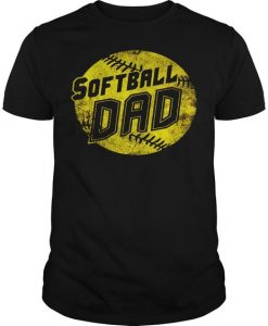 Mens Softball Dad T Shirt AZ5N