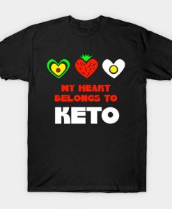 My Heart Belongs To Keto Tshirt EL4N