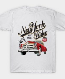 New York Rider car Classic T-Shirt N27RS