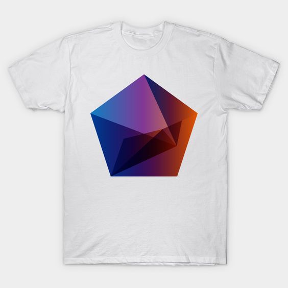Pentagram abstract T Shirt N7SR
