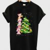 Pigs Christmas Tree T-Shirt EM12N
