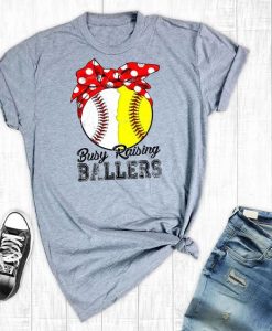 Raising Ballers Softball T-Shirt AZ5N