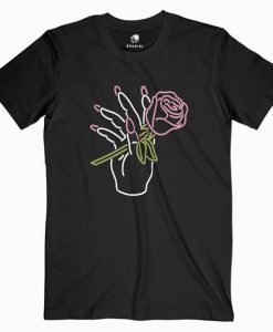 Rose Nail Neon Tshirt FD1N