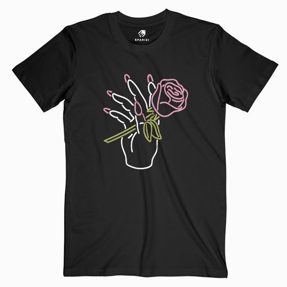 Rose Nail Neon Tshirt FD1N