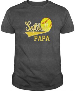 Softball Papa T Shirt AZ5N