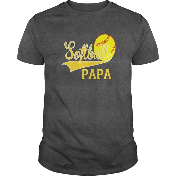 Softball Papa T Shirt AZ5N