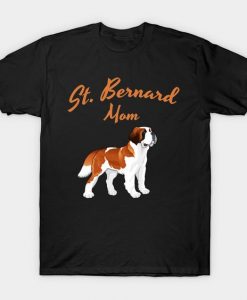 St Bernard Mom T-shirt FD6N