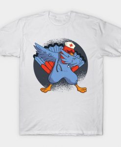 Turkey nurse dabbing T-shirt FD6N