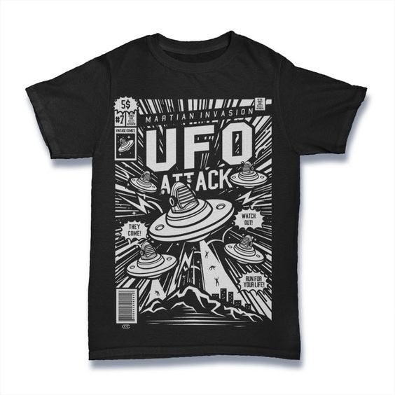 Ufo Attack T-Shirt FR2N