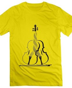 Yellow ninva violin Tshirt N19NR