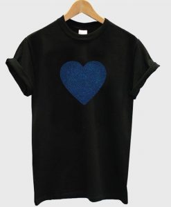 blue heart t-shirt N20EV