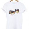 floppy and cassette tape t-shirt FD12N