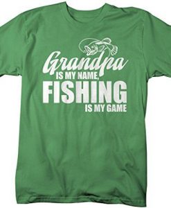 grandpa fishing tshirt N19RS