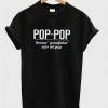 pop pop t-shirt N20EV