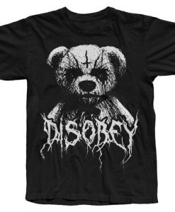Black Metal Teddy Disobey T-Shirt FD3D