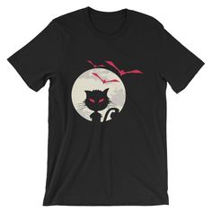 Cat And Bat Tshirt EL5D