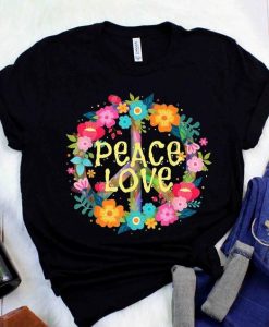 Design Peace Love T-Shirt D2VL