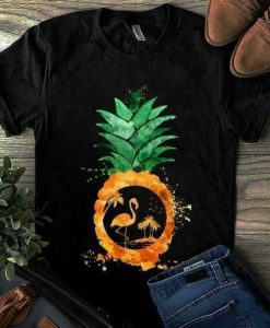 Flamingo Pineapple T-Shirt D2VL