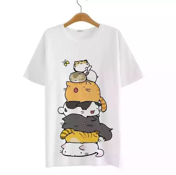 Funny Cats Tee T-Shirt D9AZ