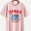 Hawaii Coast Tshirt EL21D