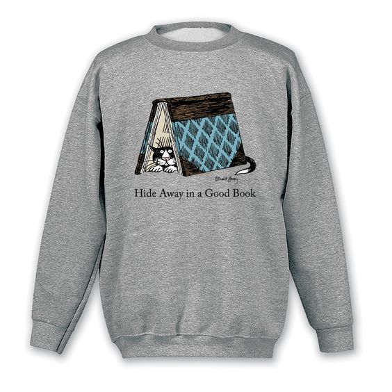 Hide Away In A Book Sweatshirt FD3D