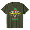 I'm The Gymnastics Elf Tshirt Fd23D