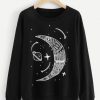 Moon And Star Sweatshirt AZ3D