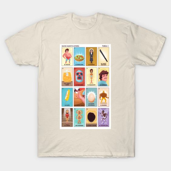 Nacho Daddy's Lotería T-Shirt PT24D