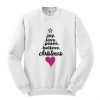 Peace Believe Christmas Sweatshirt AZ9D