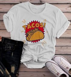 Women Funny Tacos Tshirt EL21D