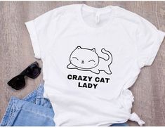 Crazy Cat Lady Tshirt EL23J0