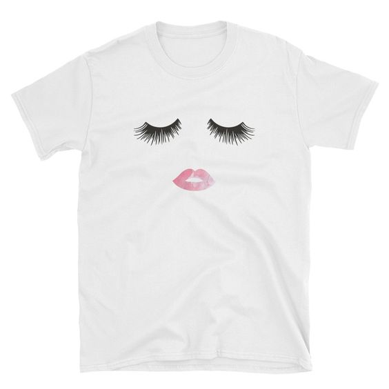 Eyelashes And Lips T-Shirt ND2J0