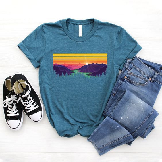 Rainbow Mountains Shirt FD22J0