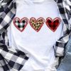 Valentine Leopard Heart T-Shirt ND13J0