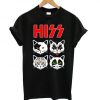 Hiss Kiss Cats T Shirt SR2F0