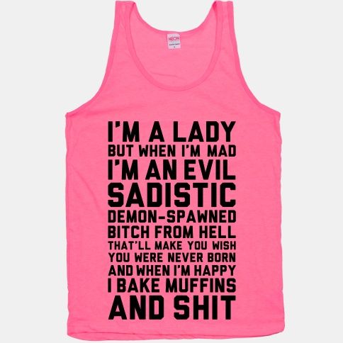 I'm A Lady Tanktop MQ04J0