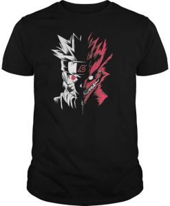 Naruto Kyuubi Black Tshirt Fd5F0