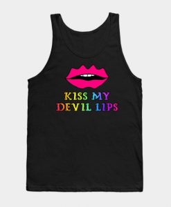 Pink Devil Lips Tank top SR31J0
